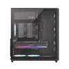 Cod. 356 Case GAMEMAX F46 BK / ATX / 1*USB-C, 2*USB3.0 / frontal Mesh Optimizado P/Flujo de Aire y lat. vidrio templado / admite refri. líquida 360° &amp; VGA 350mm / Módulo I/O intercambiables / Incluye 4*Fans ARGB 120mm - 6