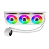 Cod. B:170 Enfriamiento Líquido GAMEMAX ICEBURG 360 Digital WH / FAN 3*120MM PWM / TDP 290W / Pantalla digital de temperatura / Sincronización ARGB AURA Sync / Compatible Intel LGA1700 y AMD AM5 - 3