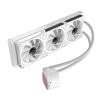 Cod. B:170 Enfriamiento Líquido GAMEMAX ICEBURG 360 Digital WH / FAN 3*120MM PWM / TDP 290W / Pantalla digital de temperatura / Sincronización ARGB AURA Sync / Compatible Intel LGA1700 y AMD AM5 - 5