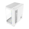 Cod. 348 Case GAMEMAX HYPE-A White / ATX / 1*USB3.0, 2*USB2.0 / vidrios templados panorámico 270° / admite tarjetas NVIDIA Serie 4000 &amp; refri. líquida 360° / Incluye 4*Fans 120mm ARGB + Controlador V5.0 ARGB HUB-PWM + CR. - 8