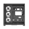 Cod. 311 Case GAMEMAX HYPE-A Black / ATX / 1*USB3.0, 2*USB2.0 / vidrios templados panorámico 270° / admite tarjetas NVIDIA Serie 4000 &amp; refri. líquida 360° / Incluye 4*Fans 120mm ARGB + Controlador V5.0 ARGB HUB-PWM + CR. - 11