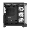 Cod. 311 Case GAMEMAX HYPE-A Black / ATX / 1*USB3.0, 2*USB2.0 / vidrios templados panorámico 270° / admite tarjetas NVIDIA Serie 4000 &amp; refri. líquida 360° / Incluye 4*Fans 120mm ARGB + Controlador V5.0 ARGB HUB-PWM + CR. - 10