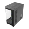 Cod. 311 Case GAMEMAX HYPE-A Black / ATX / 1*USB3.0, 2*USB2.0 / vidrios templados panorámico 270° / admite tarjetas NVIDIA Serie 4000 &amp; refri. líquida 360° / Incluye 4*Fans 120mm ARGB + Controlador V5.0 ARGB HUB-PWM + CR. - 8