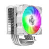 Cod. 161 Air Cooler CPU GAMEMAX Gamma 90 Digital WH ARGB / Pantalla digital de temperatura / 4*tubos térmicos  / Compatible: Intel LGA1700/1366/1200/1115X y AMD AM5/AM4 / AURA SYNC, PWM 4 pines - 6