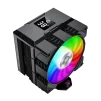 Cod. 160  Air Cooler CPU GAMEMAX Gamma90 Digital BK ARGB / Pantalla digital de temperatura / 4*tubos térmicos  / Compatible: Intel LGA1851/1700/1366/1200/1115X y AMD AM5/AM4 / AURA SYNC, PWM 4 pines - 1