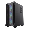 Cod. 399 Case GAMEMAX Brufen COC / E-ATX / Panel frontal Mesh corte en diamante / vidrio templado con bisagra lateral / 2*USB3.0, USB-C, USB2.0 / Incluye 5*Fans (1*Fan Turbo 14CM COC P/MB + 4 Fans 12CM ARGB + Controlador V5.0 PWM+ARGB hub + Control remoto - 5