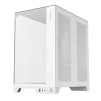 Cod. 372 Case GAMEMAX Infinity Pro WH / ATX / USB 3.0/USB-C / Diseño Vista Panorámica 3 lados vidrios templados / admite: refri. líquida 360° &amp; VGA 400mm / Incluye 5*fans ARGB 120mm (2*Post., 3*Infe.) + Controlador RGB AURA Sync - 3