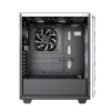 Cod. 401 Case GAMEMAX Diamond CP White / ATX / Panel frontal Efecto corte en diamante y tira LED ARGB / Diseño puerta deslizante / tapa lateral vidrio templado / USB3.0 + USB 2.0 / admite VGA 340mm / Incluye 4*Fans (1*Fan Turbo 14CM COC P/MB + 3*Fans 12CM - 8