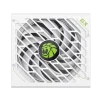 Cod. 156 Fuente de Poder GAMEMAX GX750 PRO WH (ATX3.1 PCIe5.1) Modular / 750Watts / Certificada 80 Plus Gold / Compatible ATX3.1 y PCIe5.1 (conexión 12V-2x6 P/tarjetas GPU RTX40) /135MM Ventilador /100-240V / ATX - 4