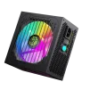 Cod. 142 Fuente de Poder GAMEMAX VP-800-M-RGB BK / Semi-Modular / Certificada 80 Plus Bronze / 800Watts / 12CM Ventilador RGB / ATX P/PC - 3