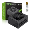 Cod. 163 Fuente de Poder SFX GAMEMAX GS-750G BK / Modular / 750WATTS / Certificada 80+ Gold / Compatible ATX3.1, PCIe5.1 (12V 3.42 tarjetas Serie 40) - 1