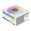Cod. 159 Fuente de Poder GAMEMAX RGB-850 PRO WH / Modular / 850WATTS / Certificada 80 + Gold / 14CM ARGB FAN /sincronización con placas base RGB compatibles de ASUS, GIGABYTE, MSI y ASRock - 3