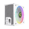 Cod. 159 Fuente de Poder GAMEMAX RGB-850 PRO WH / Modular / 850WATTS / Certificada 80 + Gold / 14CM ARGB FAN /sincronización con placas base RGB compatibles de ASUS, GIGABYTE, MSI y ASRock - 6