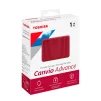 Cod. X:440 Disco Duro Externo TOSHIBA Canvio Advance 1TB -Rojo / 2.5" / USB 3.2 Gen1 / Software de copia de seguridad autom&aacute;tica / Protecci&oacute;n con contrase&ntilde;a - 7