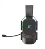 Cod. X:106 Headphone Gaming XTRIKE ME GH-606 metallic Stereo / LED RGB / Mic. omnidireccional / 1*jack 3.5mm + adaptador a 2*jack, USB(LuzLED) / Compatible: PS4, PS5, Xbox One, PC, teléfono - 2