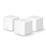 Cod. 100 Sistema Wi-Fi 5 Mesh AC1300 MERCUSYS Halo H30G (3-Pack) / 1,3 Gbps / Téc.MU-MIMO & Beamforming / P. Gigabit x2 / Control y confi. con APP / Conecta hasta 100 dispositivos / cubre hasta 320m²