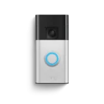 Cod. 393 Videotimbre Ring Battery Doorbell (Wi-Fi) / Video HD 1440p de pies a cabeza y visión nocturna a color / Audio bidireccional / Alertas y Detección de personas/paquetes / respuestas rápidas / Bat. integrada / Compatible con Alexa