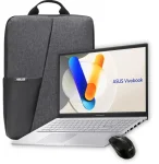 Cod. 1647 Kit ASUS VivoBook 16 X1605V / Intel® Core™ i9-13900H ( 14 núcleos, 20 subprocesos) 13va. Gen. / 16GB / 1 TB M.2 PCIe® 4.0 SSD / 16" WUXGA  / Wi- Fi 6E AX /Sin Sistema (OS) / Sensor de huella / Teclado Iluminado Alfanumérico / Transparent Silver
