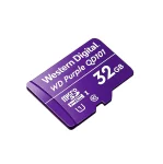 Cod. 312 Micro SD Western Digital WD Purple QD101 / 32GB / P/Videovigilancia / Clase 10 U1 / Ultra resistencia (hasta 16TBW)