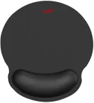 Cod. 037 Mouse Pad con Apoyadera de gel Genius G-WMP 100 / tela y caucho / Dimenciones: 230mm*250mm*25mm / negro