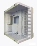 Cod. 373 Case GAMEKM CA-025 White / ATX / acero de aleación / lateral y frontal vidrio templado vista 270° / admite refrigeración líquida de 360°, luz LED ARGB / USB 3.0, USB 2.0, HD audio / sin fuente