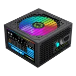 Cod. G:138 Fuente de Poder GAMEMAX VP-700-RGB / interruptor ECO (ON/OFF) / Certificado 80 Plus Bronze /700Watts/12CM Ventilador RGB/ATX P/PC