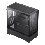 Cod. G:255 Case GAMEMAX VISTA MB / M-ATX / 1*USB3.0, 2*USB2.0 / vista panorámica 270° con vidrios templados / marco metálico de acero / admite tarjetas NVIDIA Serie 4000 & refri. líquida 360° / audio combinado / Soporta hasta 9*Fans