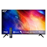 Cod 085 Televisor RCA 43" FullHD HDR / SMART TV / 3*HDMI, 2*USB / Wi-FI, Bluetooth / Google TV / Chromecast / Dolby Audio / Control remoto por voz