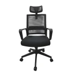 Cod. 1169 Silla de Oficina ENV Megan 1OSM83 / Ergonómica / Reposacabeza Ajustable / Espaldar de malla / Altura regulable / Rotación 360