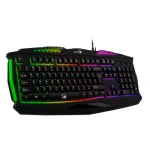 Cod. G:210 Teclado Gaming Genius Scorpion K220 / USB / Retroiluminación brillante	7 colores / diseño duradero / resistente a salpicaduras / Español