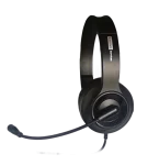 Cod. L:118 Monoauricular Lenovo E06 / 2*jack 3.5mm / micrófono giratorio / control de volumen / P/Call Center, Videojuegos, Consolas, etc.