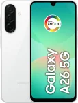 Cod. 265 Samsung Galaxy A26 5G / Exynos 1280 / 8GB Ram / 256GB Alm./ 6.7" FHD+ Super AMOLED / Cam 50.0MP / 13MP frontal / Dual SIM / Android 15 / carga rápida 25W, 5000mAh / IP67 / White