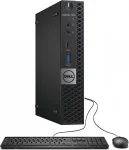 Cod. 205 CPU Dell Optiplex 7050 Micro (Off Lease) / Intel® Core™ i5-6600T,  2.7GHz / 16GB DDR4 / 256GB SSD / Windows 11 Pro / Incl. teclado y Mouse USB.