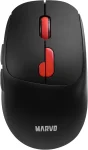 Cod. GM:271 Mouse MARVO Wireless M809W BK / Dual Inalámbrico 2.4G + Bluetooth 5.2 / 1600DPI / Alta precisión / ergonómico / 6 botones / batería 500mAh