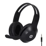 Cod. H:117 Headphone HP DHH-1601 BK Estéreo / control vol. / Micrófono / Interfaz: 1*jack 3.5mm / Cable 2 M