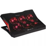 Cod. 167 Base de Enfriamiento P/Laptop XTRIKE ME FN-811 / hasta 17" / 6 Ventiladores (60mm) / Led rojos / 2 Puertos USB / 6 niveles ajustables