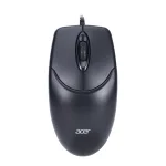 Cod. 293 Mouse ACER OMW316 Office / 3 botones / Óptico 1200DPI / ergonómico / Plug & Play / Cable 1.5 m, USB / Negro