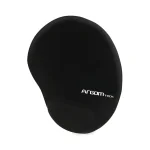 Cod. 055  Mouse Pad con Apoyadera de gel 360 ARGOM Tech 360 AC22 / tela licra, gel suave / antideslizante / negro