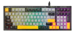 Cod. 286 Teclado Marvo Soldat S50B (K638B) / Silencioso / Retroiluminado vibrante mixtos / FN Multimedia / anti-ghosting 19 teclas / 98 teclas Español