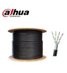 Cod. 195 Cable UTP P/Exterior DAHUA DH-PFM920-6UN / 305M. CAT6 / Calibre 24AWG / 100% Cobre