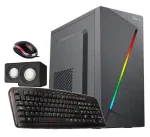 Cod. 342 Combo case INS CA-054 Black / 1*USB3.0 + 2*USB 2.0 / panel frontal tira LED RGB (14 modos) / ATX / Teclado multimedia USB / Parlantes / Mouse USB / Fuente 950W