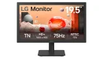 Cod. 128 Monitor LG 20U401A-B 19.5" TN HD Plus (1600x900) 75Hz, Flicker Safe / VGA / HDMI 1.4 (incl.Cable) / Salida auriculares / Compatible montaje VESA