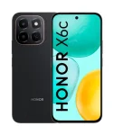 Cod. 301 HONOR X6c / 256GB Rom / 6GB Ram / LTE (Dual SIM) / 6.61" HD+ 120 Hz / Cam. Dual 50MP + 2MP, 5MP Frontal / MagicOS 9 (Android 15) / Batería 5.300 mAh / Negro Medianoche