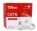 Cod. 235 Cable UTP TUREON CAT6 P/Interior / 305 Metros CCA 60/40 T-624-IW 10/100/1000 Blanco