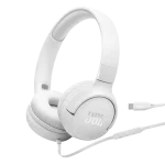 Cod. 153 Audífonos JBL TUNE 720C Blanco / 96 kHz (Hi-Res) / Sonido Pure Bass / Mic. Integrado / Cable 1.2m, USB-C