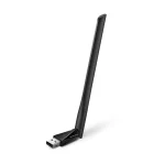 Cod. 369  Adatador Wi-Fi USB MERCUSYS MU6H / AC650 Dual Band (2,4GHz 200Mbps y 5GHz 433Mbps) / 1*antena de alta ganancia giro 180° de 5dBi