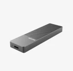 Cod. 034 Capsula HIKSEMI MD202 para SSD M.2 NVMe y M.2 SATA / 10Gbps / Compatibles: Windows/MacOS/Linux /Android / USB 3.2 Gen 2 Tipo-C / Aleación de aluminio gris