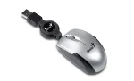 Cod. 137 Mouse Mini Genius Retráctil Micro Traveler V2 / USB 2.0 / 1200DPI / Plata
