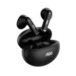 Cod. 132 Audífonos AOC ACT1501BK / Bluetooth® 6.0 / Touch Intelligent / Cancelación Activa ANC / Bat. 350mAh, USB-C