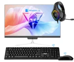 Cod. 209 Computador AIO ENV / AMD Ryzen™ 5 3500U / 16GB / 512GB SSD / 23.8" FHD / Wi-Fi AC + BT / Windows 11 Home / Incl. Kit Marvo WS005 Teclado + Mouse (Inalámbricos) + Headphone Stereo H8360